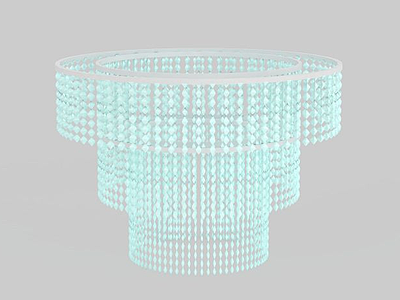 3d中式水晶吊灯免费模型