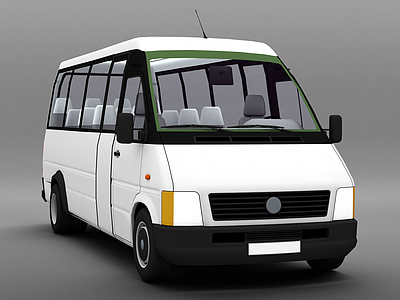 小型巴士模型3d模型