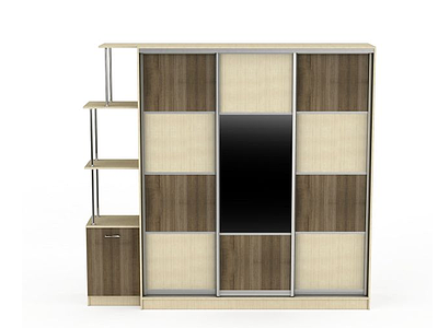 3d现代风格卧室柜子模型
