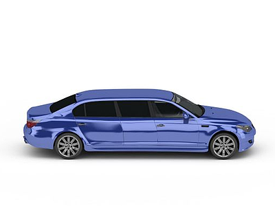 蓝色小汽车模型3d模型