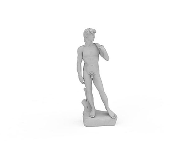 3d大卫米开朗基罗雕塑模型