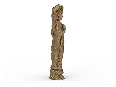 3d铜雕塑免费模型