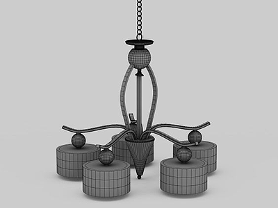 3d创意吊灯免费模型