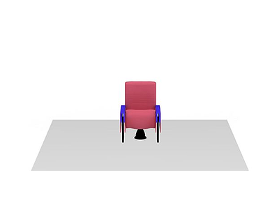 3d电影院椅子免费模型