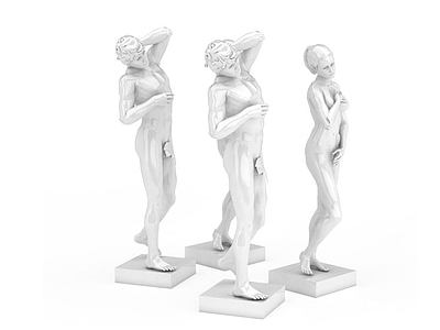 3d人体雕塑免费模型