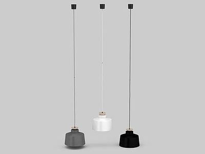 3d餐厅创意吊灯免费模型