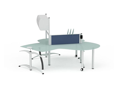 办公桌子模型3d模型
