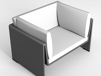 3d简易沙发模型