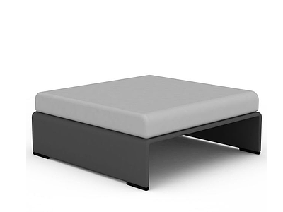 休闲简易沙发凳模型3d模型