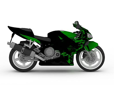 摩托赛车模型3d模型