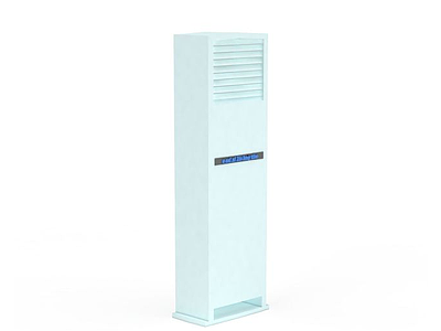 立柜式空调模型3d模型