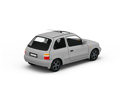 3d微型小汽车模型