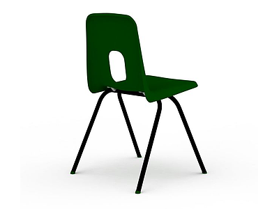 3d绿色休闲椅模型