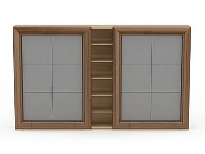 室内柜子模型3d模型