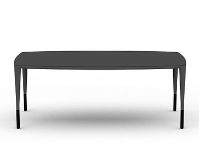 3d长条桌子模型