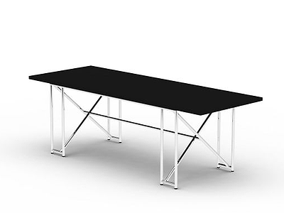 长方形桌子模型3d模型