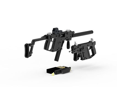 KRISS Vector冲锋枪模型3d模型