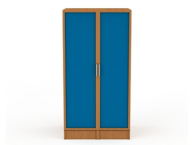 双开门衣柜模型3d模型