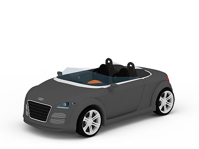 敞篷跑车模型3d模型