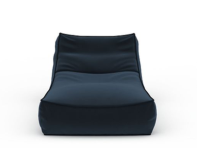 3d布艺沙发躺椅模型