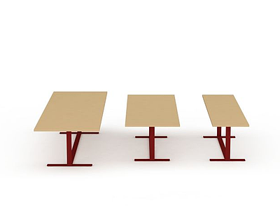 3d简易休闲桌子免费模型