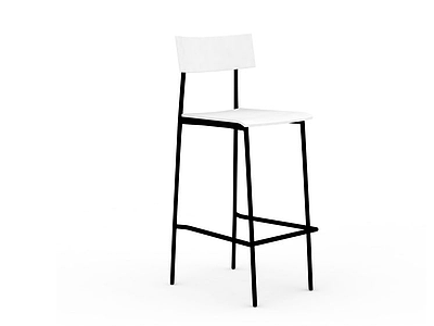 高腿椅子模型3d模型