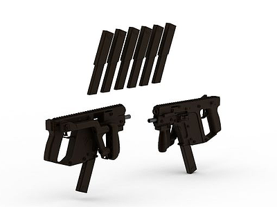 KRISS Vector冲锋枪模型3d模型