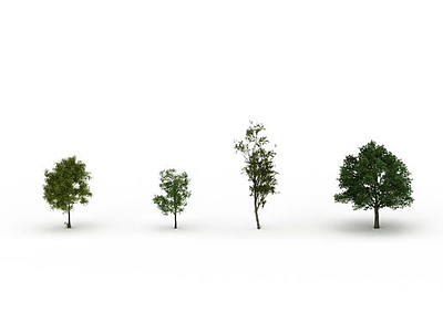 3d4棵树模型