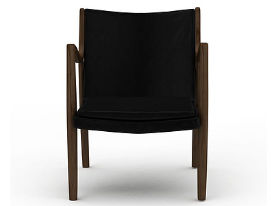 3d简易客厅椅子模型
