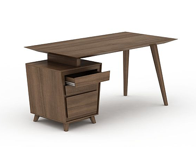 简易办公桌模型3d模型
