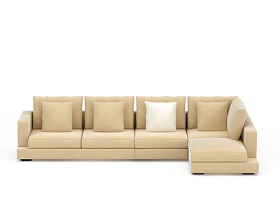 3d布艺双人沙发免费模型