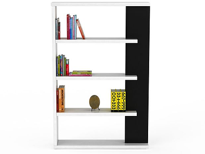 3d客厅书柜免费模型