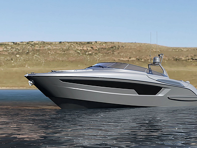 现代豪华快艇模型3d模型