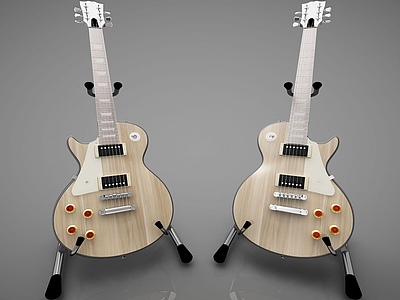 3d电吉他模型