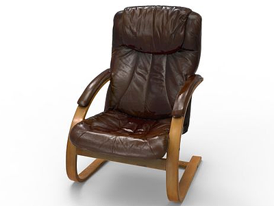 3d弓形椅模型