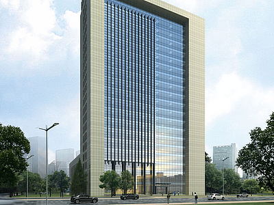 城市办公大楼3d模型