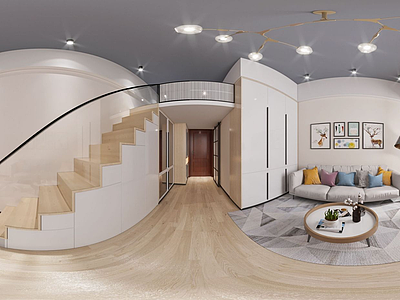 3d现代公寓模型