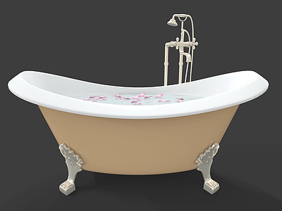 卫生间浴缸模型3d模型