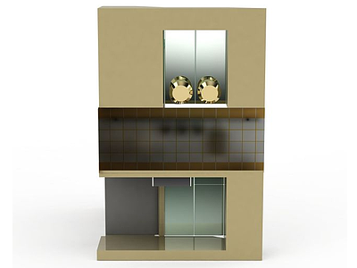 3d客厅柜子模型