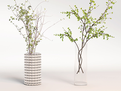 盆栽植物3d模型