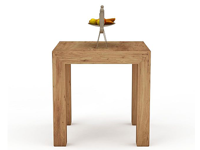 3d客厅实木桌子免费模型