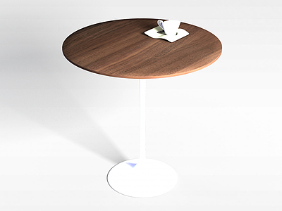3d现代风格圆桌模型
