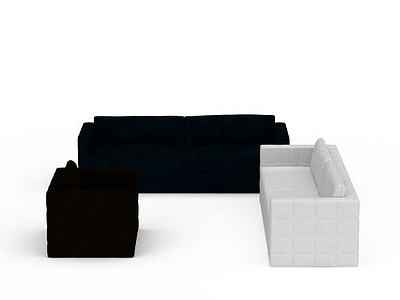 3d客厅沙发组合免费模型
