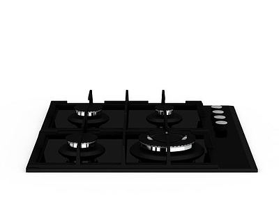 厨房煤气灶模型3d模型