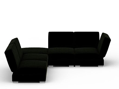 客厅转角沙发模型3d模型
