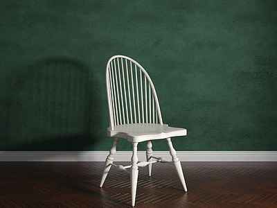 美式椅子模型3d模型