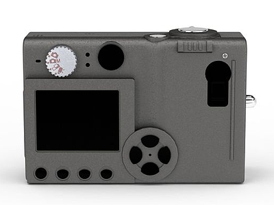 老式相机模型3d模型