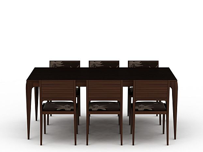 3d客厅桌子组合免费模型