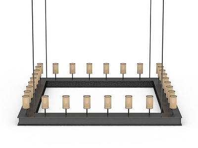 3d舞台灯吊灯免费模型