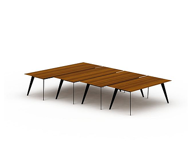3d创意实木凳子免费模型
